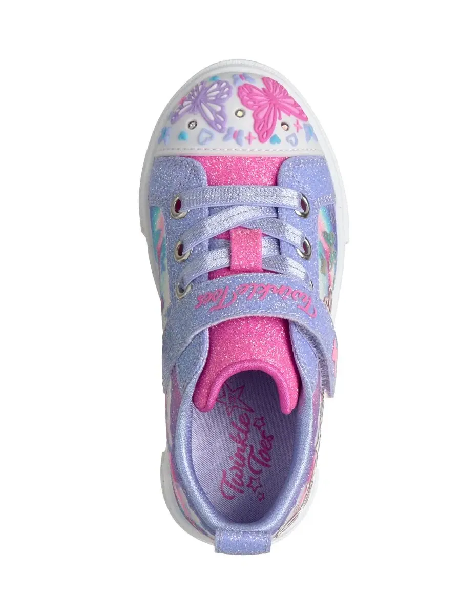 Кроссовки с подсветкой Twinkle Sparks - Butterfly Sky Skechers — изображение 5 из 7, мульти