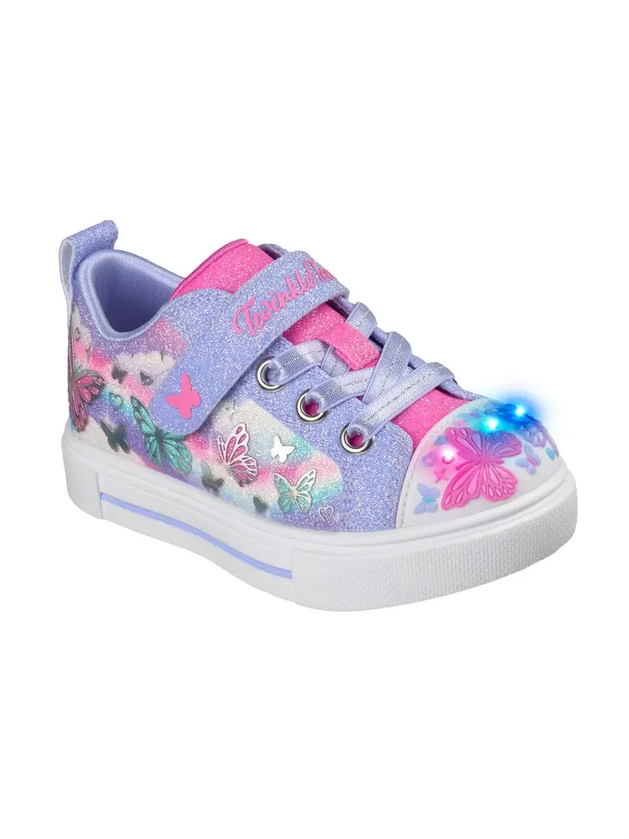 Кроссовки с подсветкой Twinkle Sparks - Butterfly Sky Skechers — изображение 6 из 7, мульти