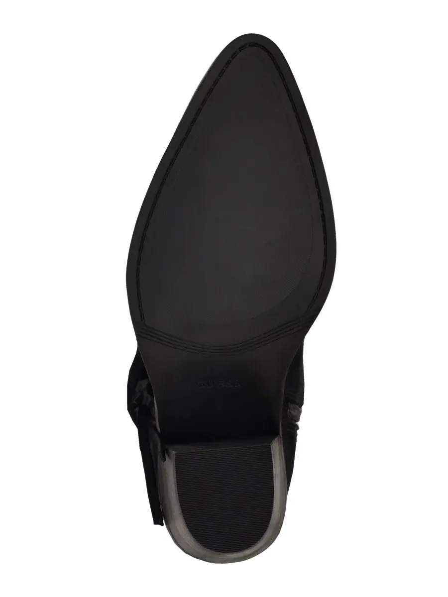 Ботинки с кисточками Sashlee Western Fringe Knee High Heeled GUESS — изображение 5 из 5, черный