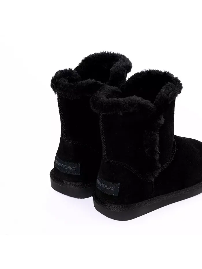 Женские сапоги Mid-Calf из замши Milltown Minnetonka — изображение 3 из 5, черный