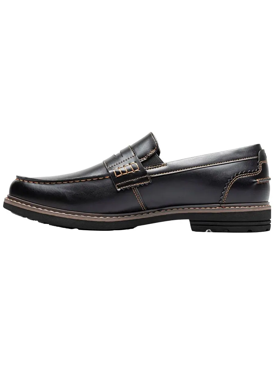 Мужские лоферы Oslo Moc-Toe Penny Loafers Nunn Bush — изображение 7 из 7, черный