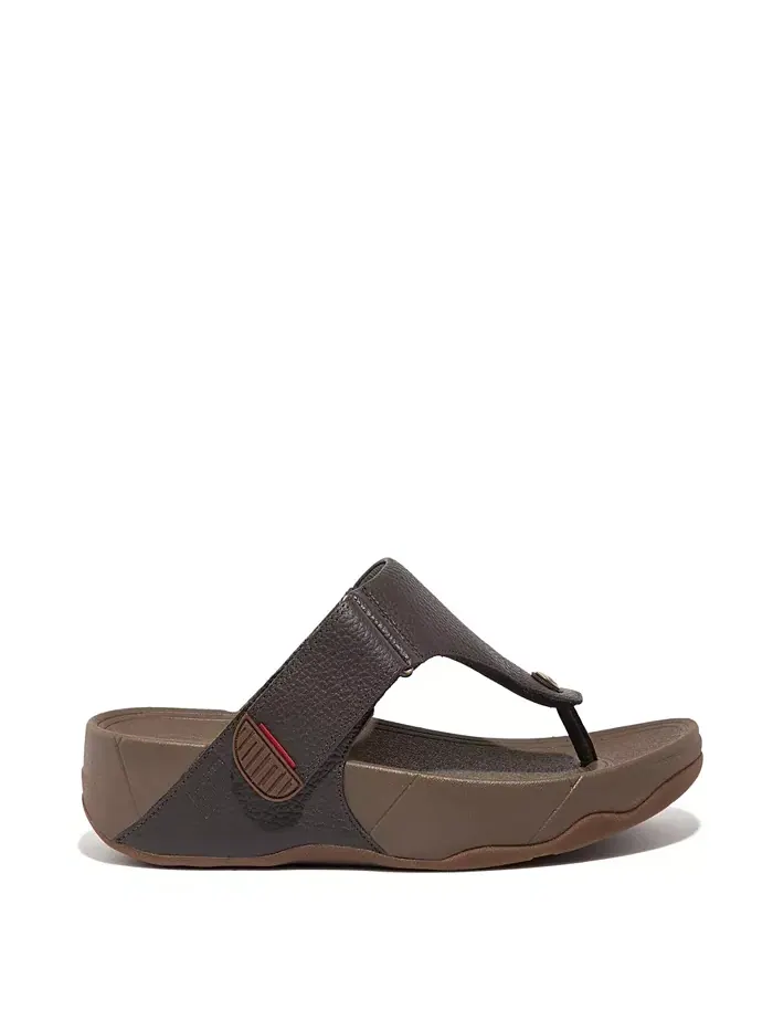 Мужские сандалии Trakk II из кожи FitFlop — изображение 15 из 18, шоколад