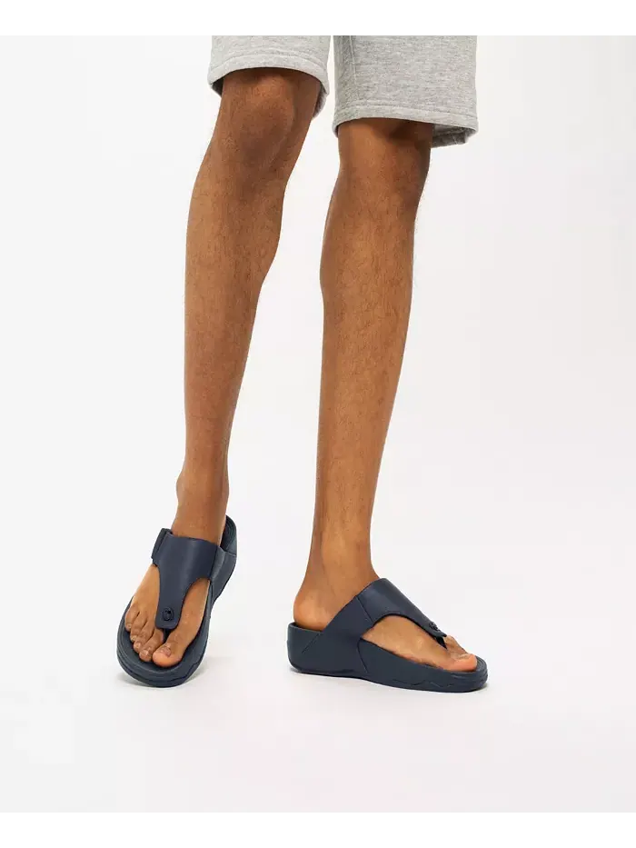 Мужские сандалии Trakk II из кожи FitFlop — изображение 3 из 18, шоколад