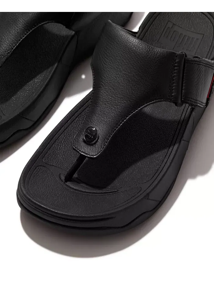 Мужские сандалии Trakk II из кожи FitFlop — изображение 9 из 18, шоколад