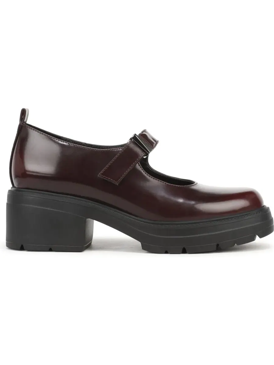 Туфли-лодочки Merlot Red Faux Leather Naturalizer — изображение 2 из 5, красный