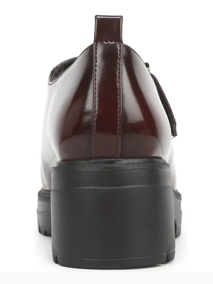 Туфли-лодочки Merlot Red Faux Leather Naturalizer — изображение 3 из 5, красный