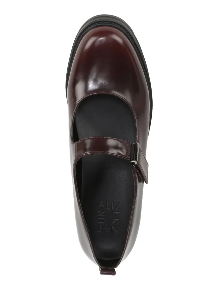 Туфли-лодочки Merlot Red Faux Leather Naturalizer — изображение 4 из 5, красный
