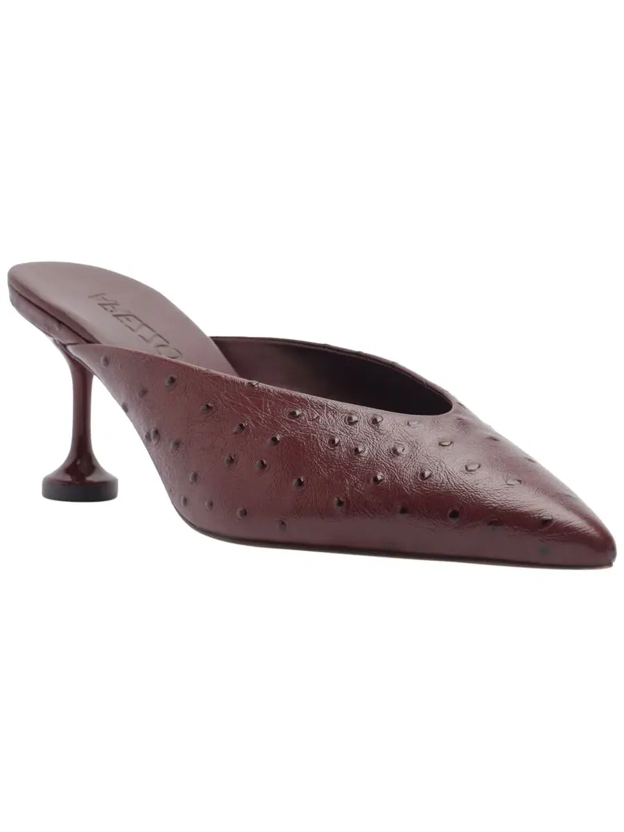 Туфли-мюли Adeline Mid Stiletto Mule Arezzo — изображение 1 из 5, красный
