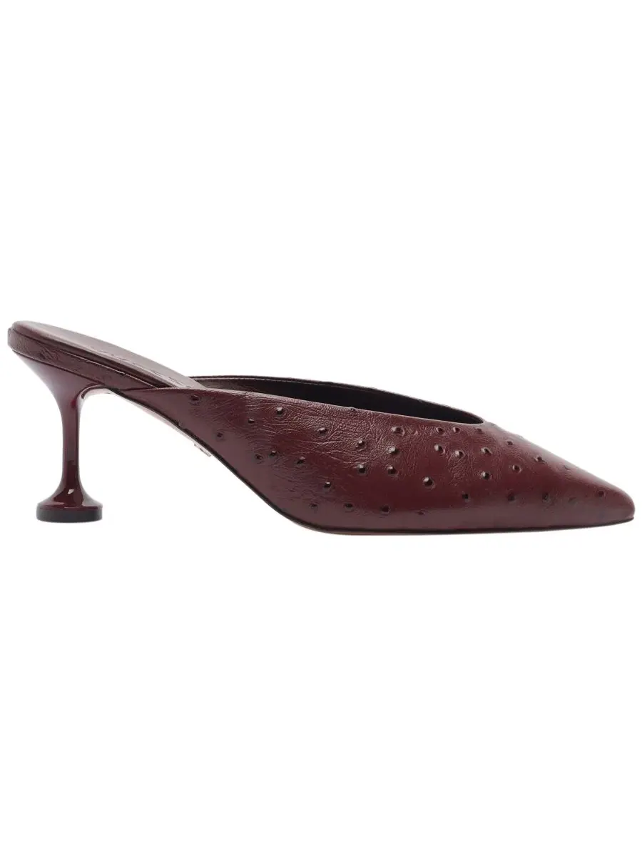 Туфли-мюли Adeline Mid Stiletto Mule Arezzo — изображение 2 из 5, красный