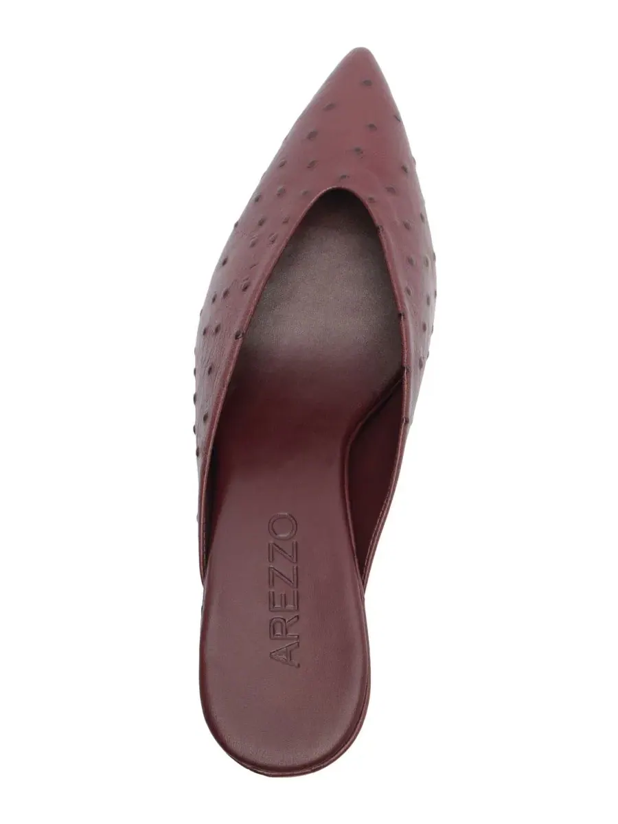 Туфли-мюли Adeline Mid Stiletto Mule Arezzo — изображение 4 из 5, красный