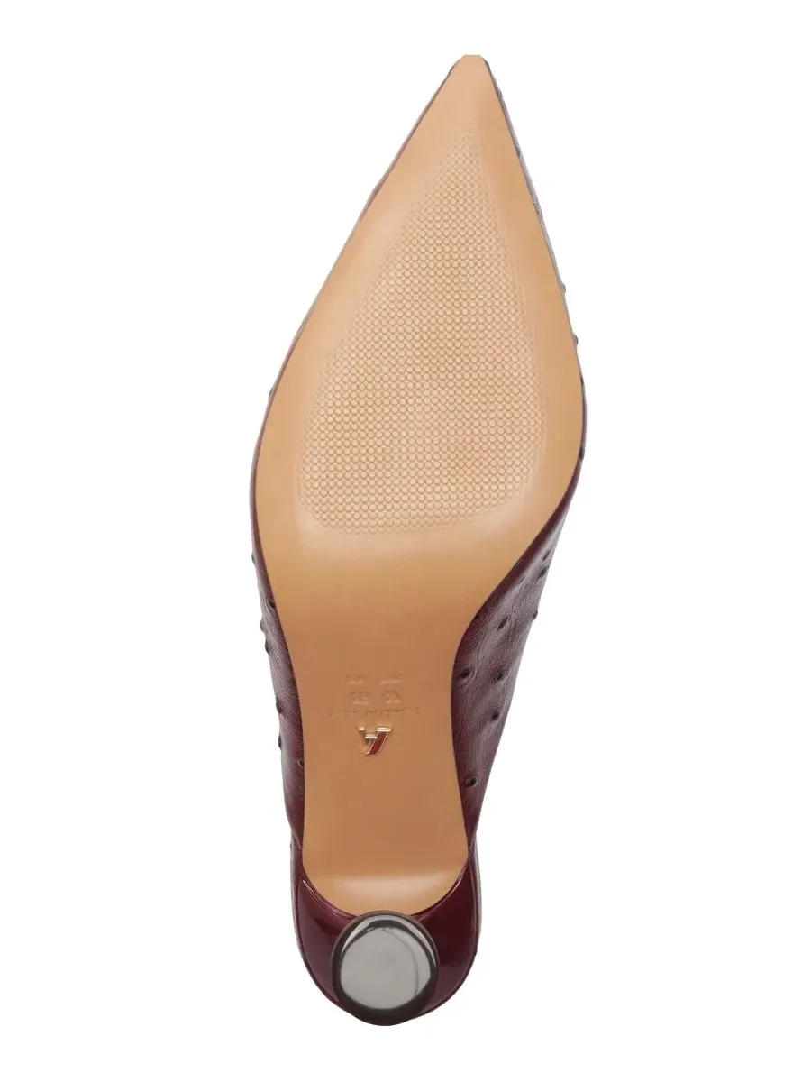 Туфли-мюли Adeline Mid Stiletto Mule Arezzo — изображение 5 из 5, красный