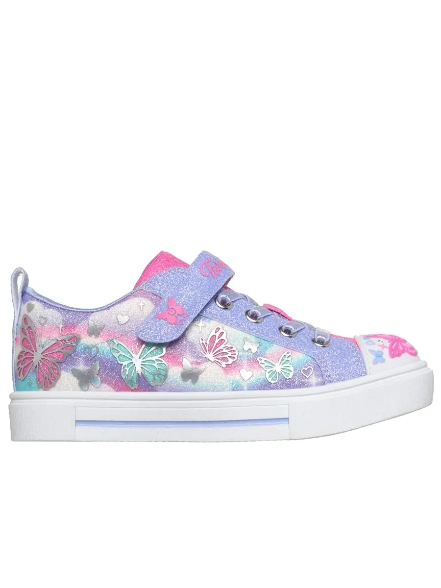 Кроссовки с подсветкой Twinkle Sparks - Butterfly Sky Skechers — изображение 2 из 7, мульти