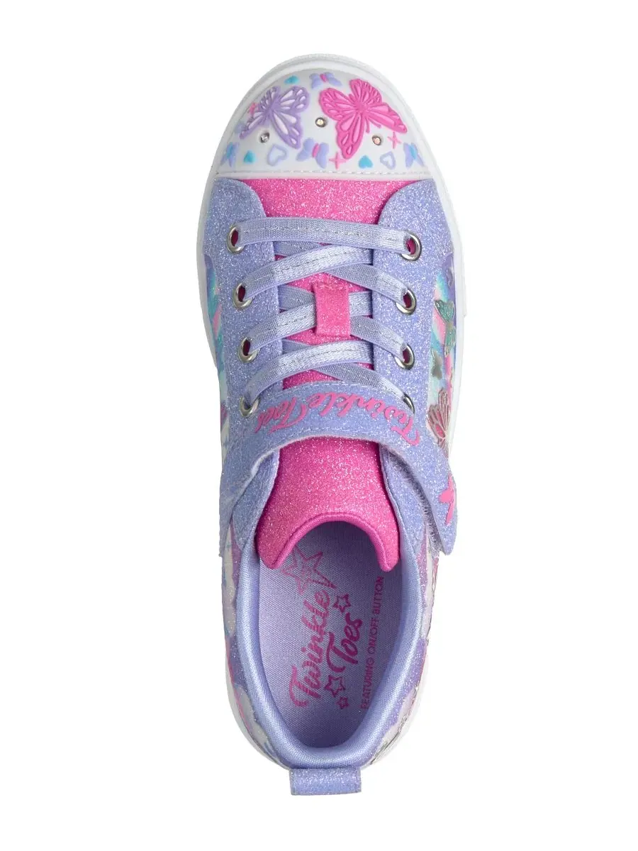 Кроссовки с подсветкой Twinkle Sparks - Butterfly Sky Skechers — изображение 5 из 7, мульти