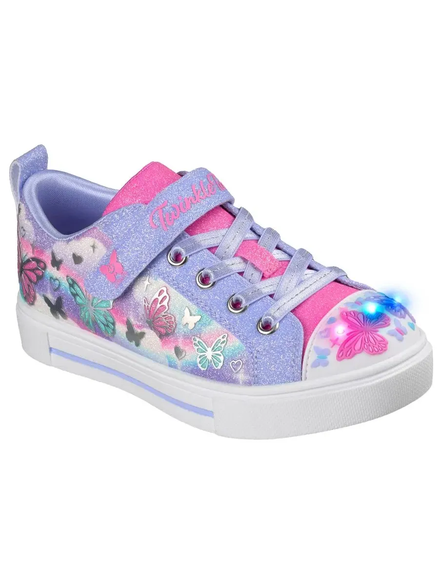 Кроссовки с подсветкой Twinkle Sparks - Butterfly Sky Skechers — изображение 6 из 7, мульти