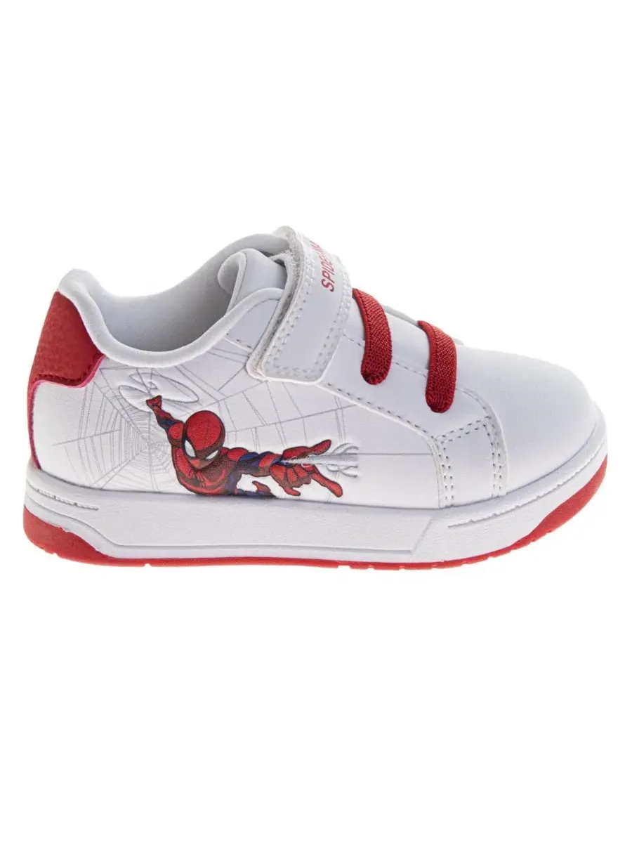 Кроссовки с принтом Spider-Man, модель Web-Slinger Sneakers Spider-Man — изображение 3 из 6, белый красный