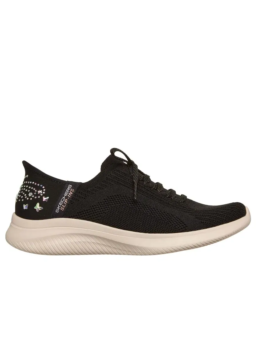 Женские кроссовки Ultra Flex 4.0 - Gemstone Glow Casual Sneakers от Finish Line Skechers — изображение 2 из 6, черный