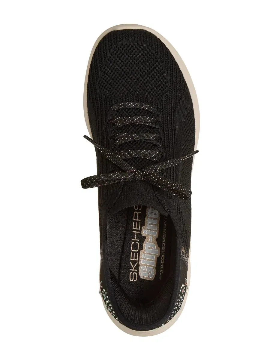 Женские кроссовки Ultra Flex 4.0 - Gemstone Glow Casual Sneakers от Finish Line Skechers — изображение 4 из 6, черный