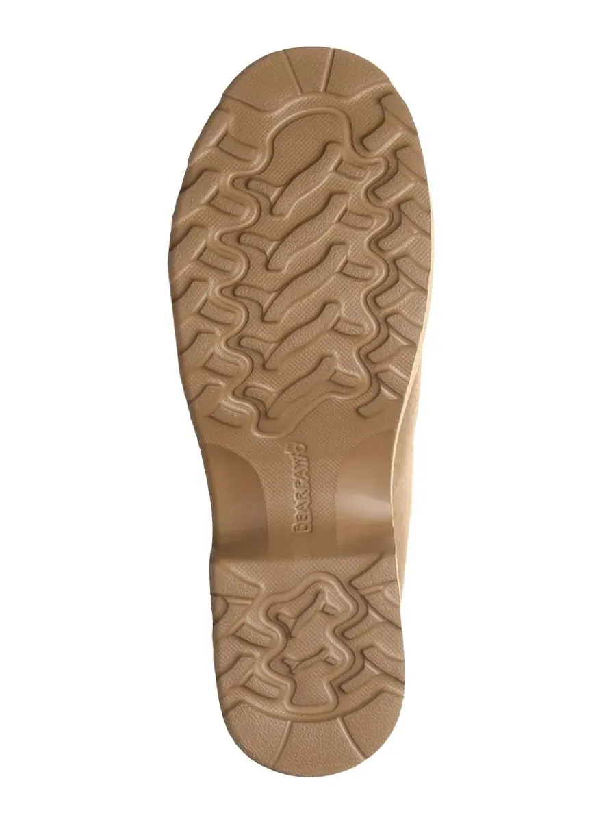 Женские мюли-клоги с каблуком-блоком BEARPAW — изображение 5 из 8, коричневый