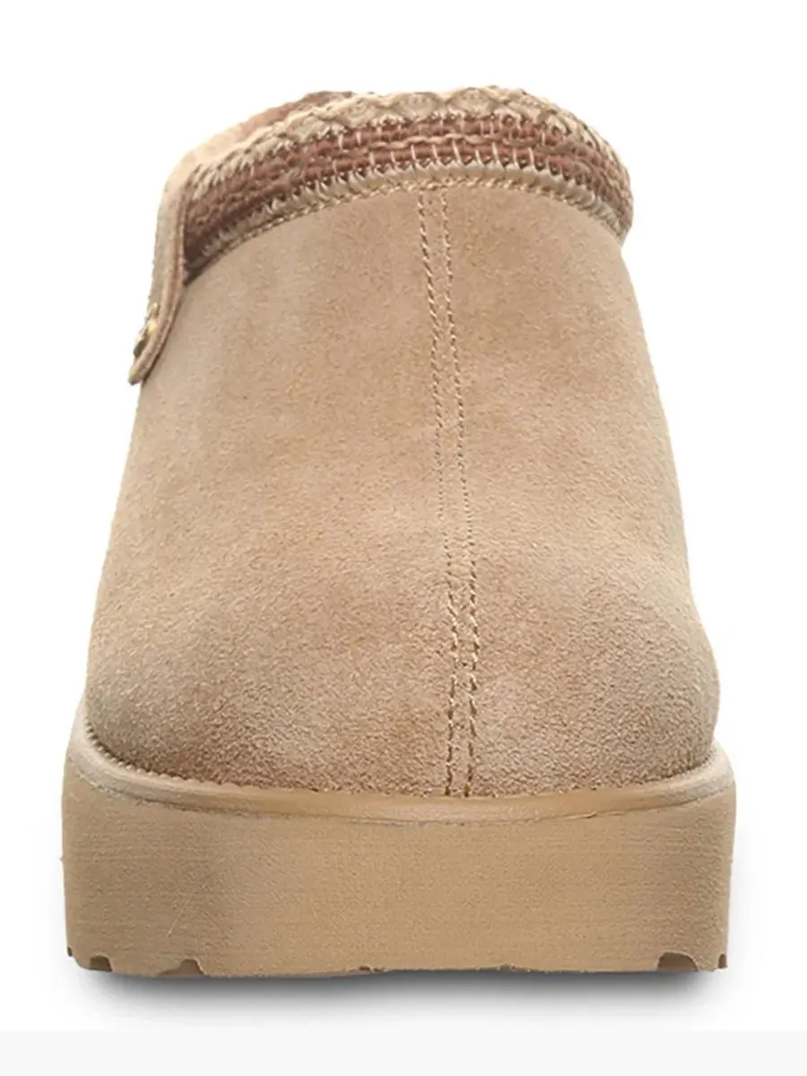 Женские мюли-клоги с каблуком-блоком BEARPAW — изображение 6 из 8, коричневый