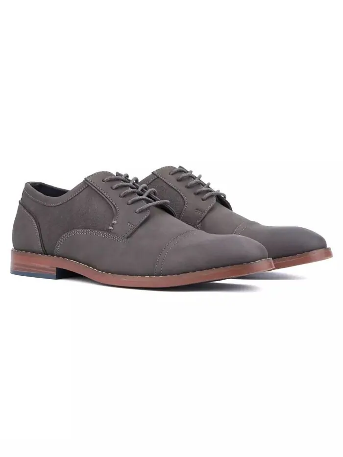 Мужские повседневные туфли Asher Oxford Reserved Footwear — изображение 8 из 15, темно-серый
