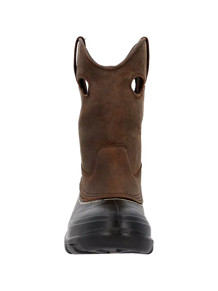 Мужские рабочие резиновые сапоги Muddog Wellington Georgia Boot — изображение 3 из 7, коричневый