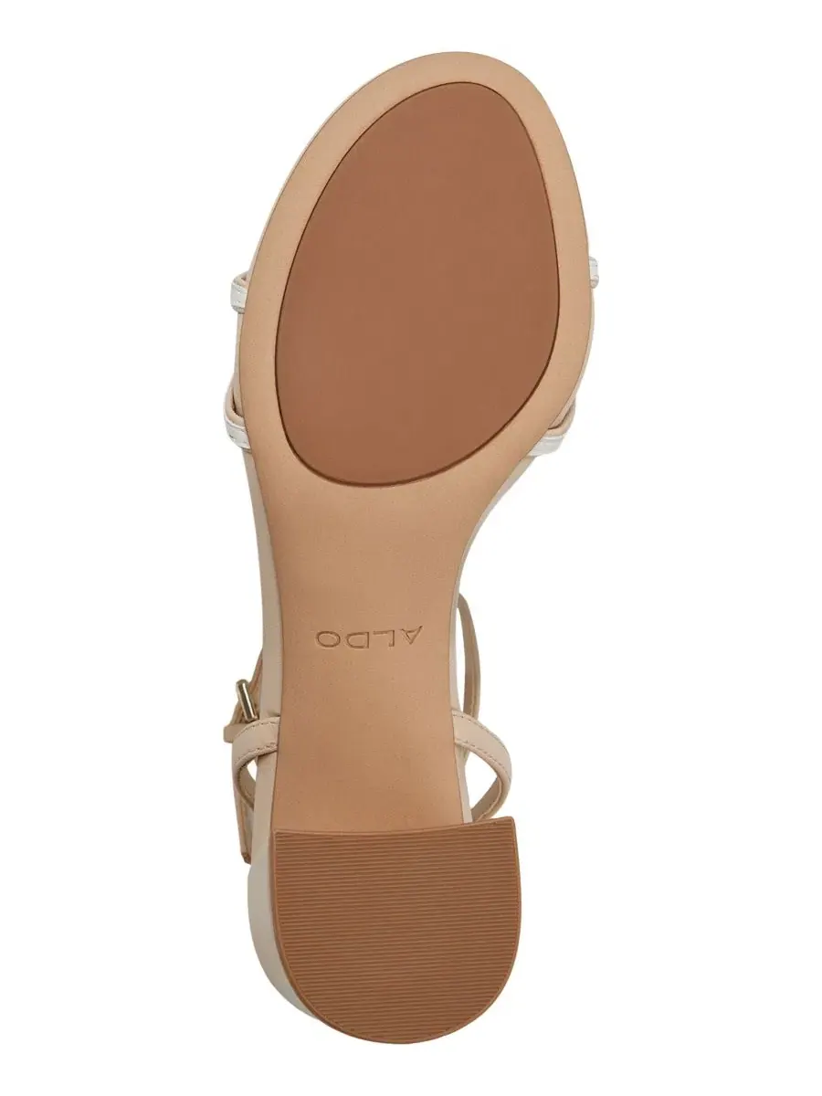 Босоножки на каблуке Boula Block Heel ALDO — изображение 5 из 5, бежевый