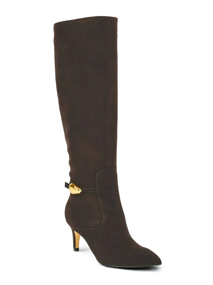 Сапоги Salla Suede Tall Kitten Heel Nine West