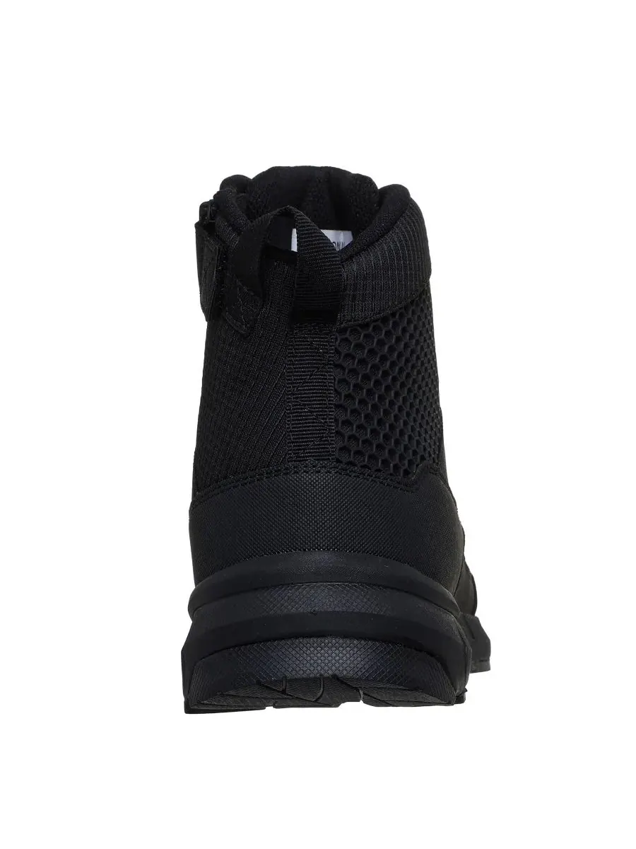 Мужские тактические рабочие ботинки Terra Draft на молнии и сеткой от Finish Line Skechers — изображение 4 из 6, черный
