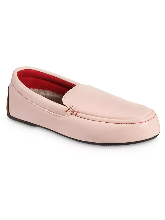 Женские замшевые тапочки Vivienne Moc Isotoner Signature