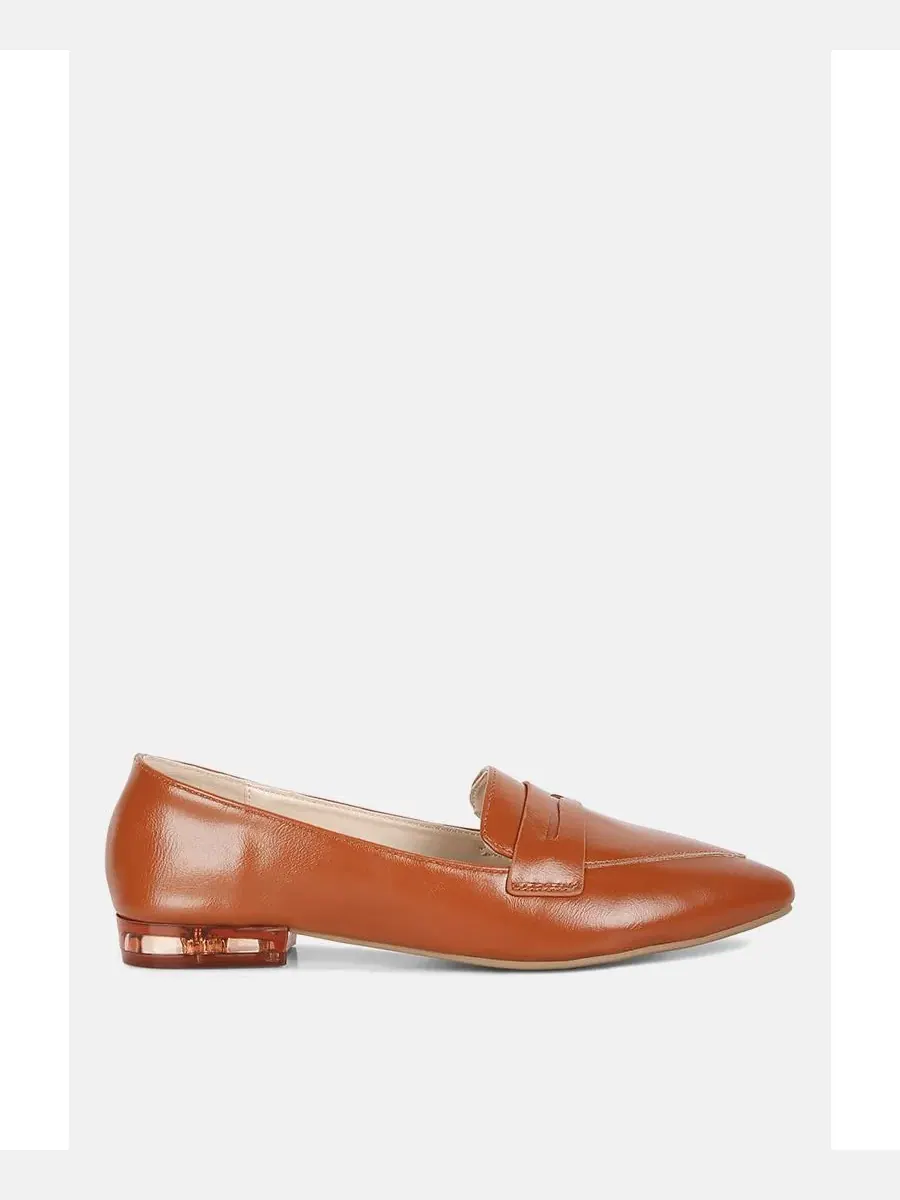 Женские классические лоферы Peretti на плоской подошве London Rag