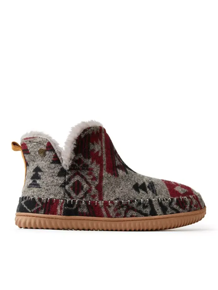 Мужские домашние тапочки Alpine от Men's Brixen Bootie Dearfoams — изображение 2 из 4, черный