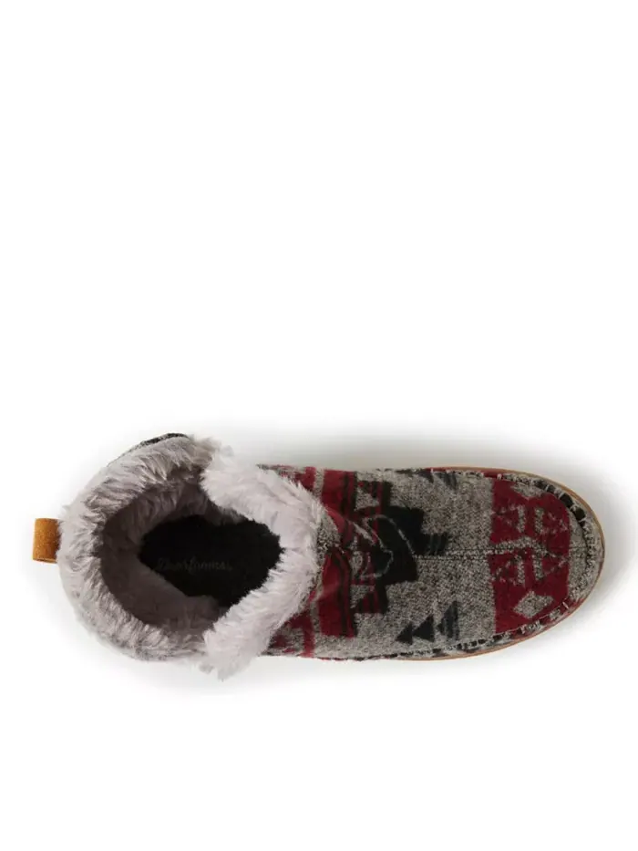 Мужские домашние тапочки Alpine от Men's Brixen Bootie Dearfoams — изображение 4 из 4, черный