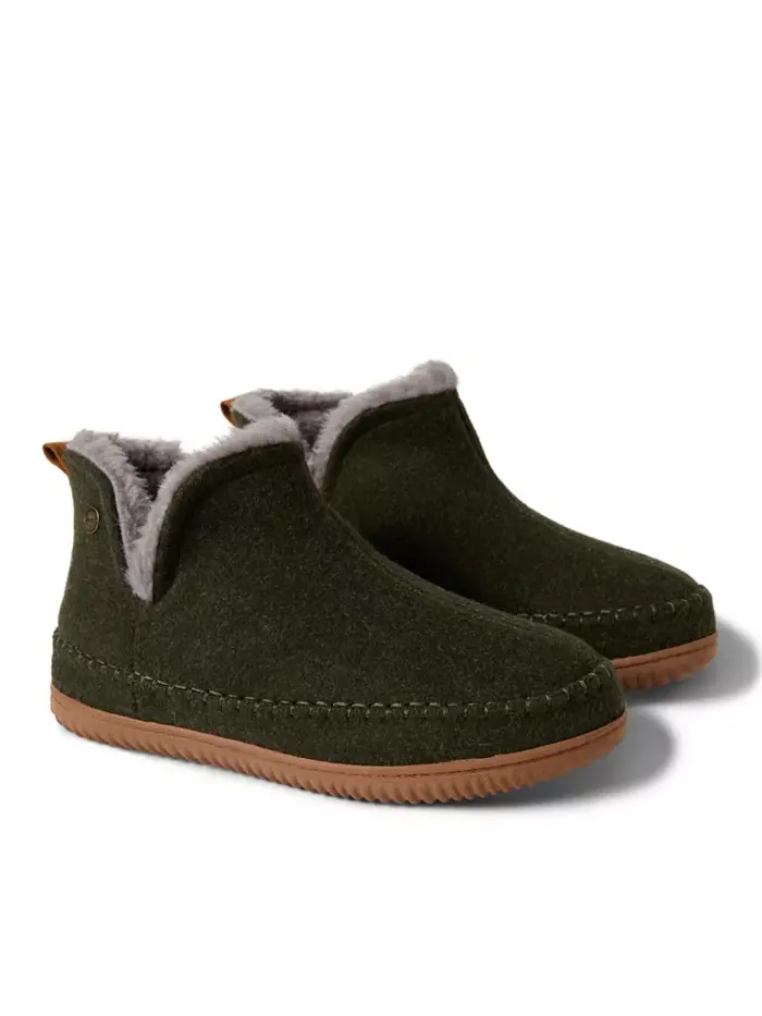 Мужские домашние тапочки Alpine от Men's Brixen Bootie Dearfoams — изображение 3 из 5, лоден