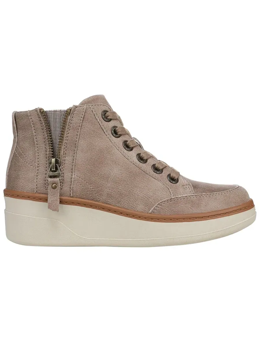 Кроссовки-слипоны с танкеткой Camden Two Blowfish Malibu, Mushroom Faux Suede — изображение 2 из 5