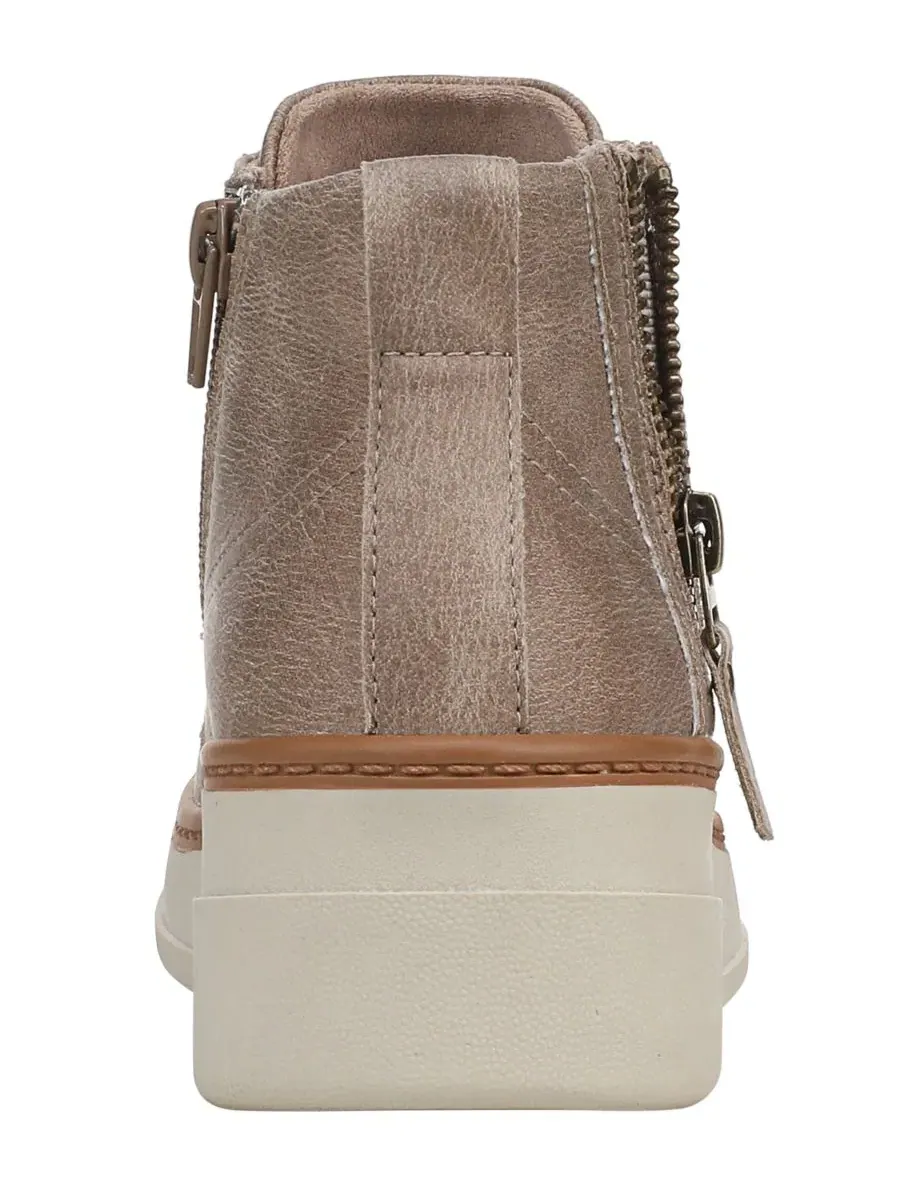 Кроссовки-слипоны с танкеткой Camden Two Blowfish Malibu, Mushroom Faux Suede — изображение 3 из 5