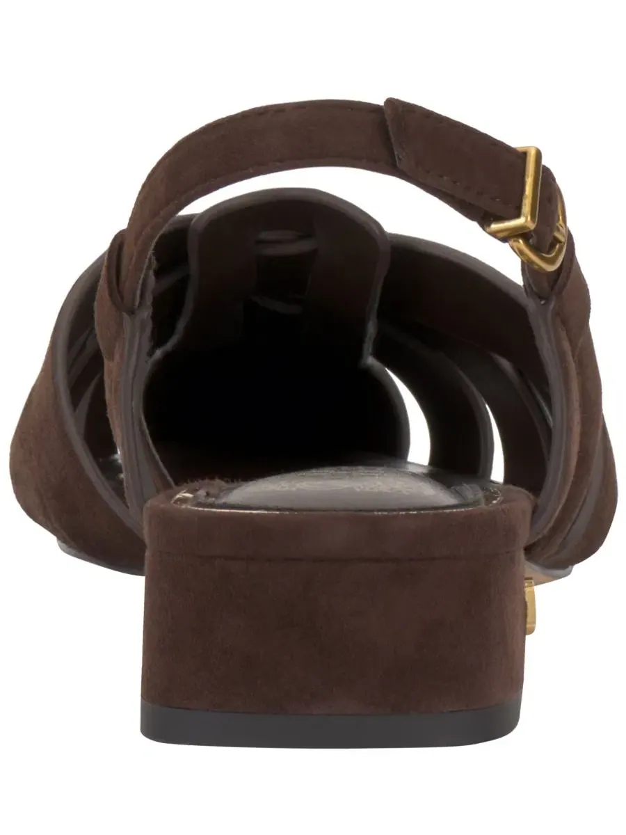 Балетки-слингбэки Vinesha с острым носком Vince Camuto, Brownie Suede — изображение 3 из 5