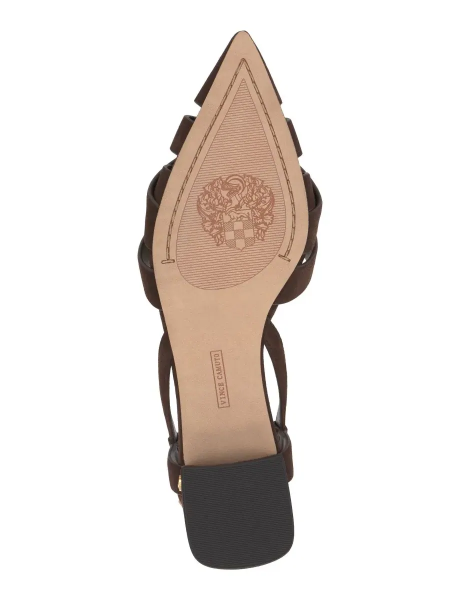 Балетки-слингбэки Vinesha с острым носком Vince Camuto, Brownie Suede — изображение 5 из 5