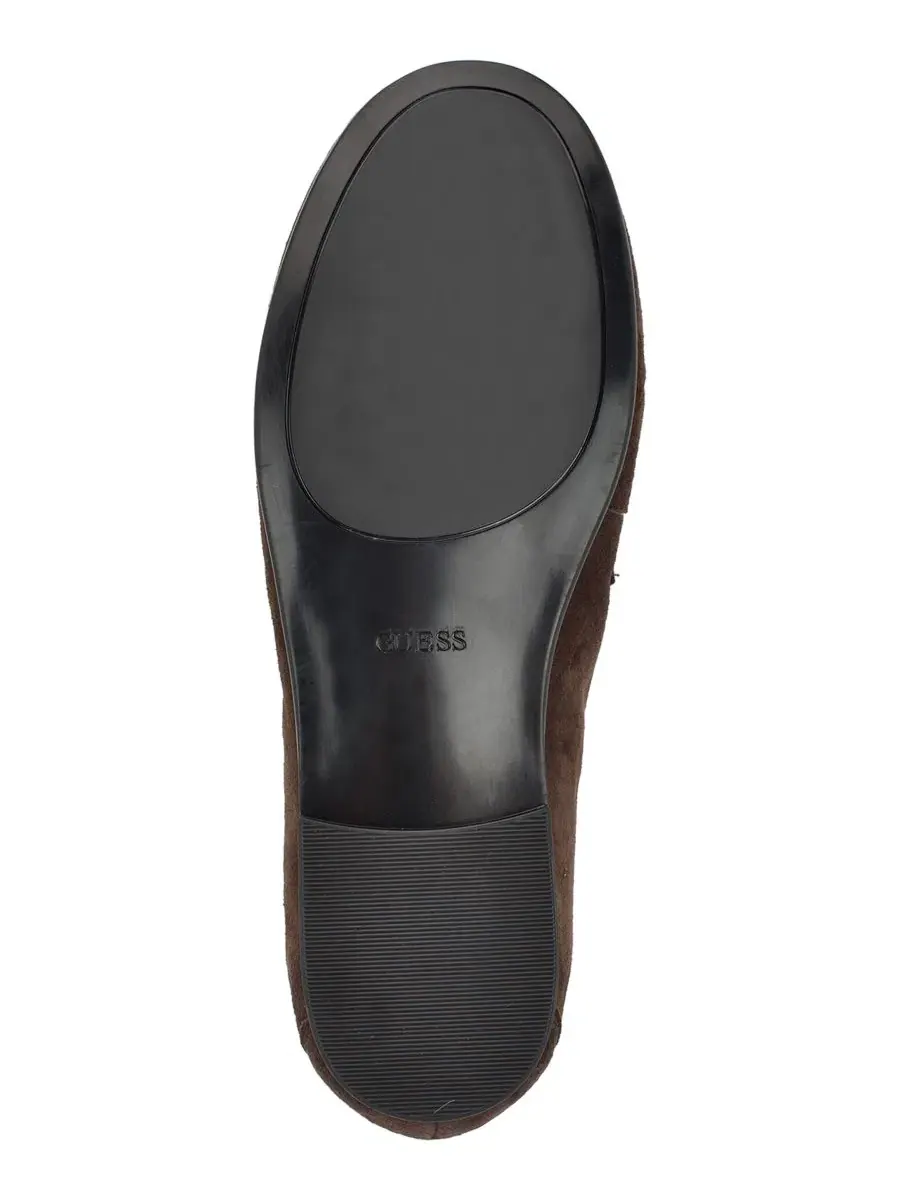 Женские лоферы Raivoo Almond Toe Slip-On Penny Loafers GUESS — изображение 5 из 5, шоколадный
