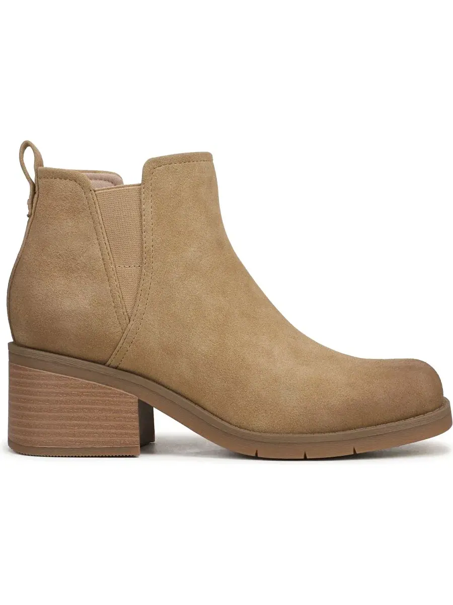 Ботильоны на каблуке Joplin Square Toe Dr. Scholl's — изображение 2 из 5, бежевый