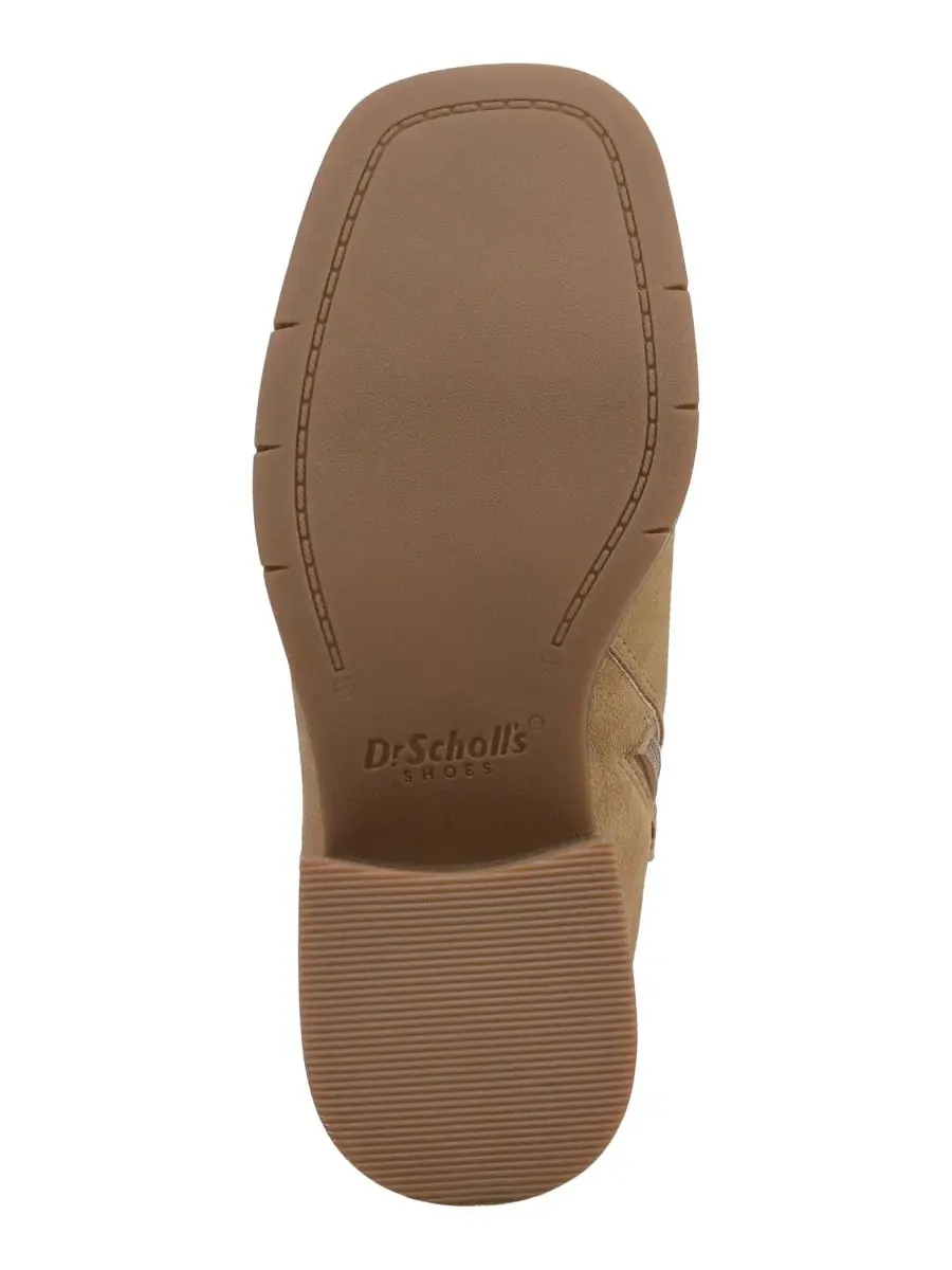 Ботильоны на каблуке Joplin Square Toe Dr. Scholl's — изображение 5 из 5, бежевый