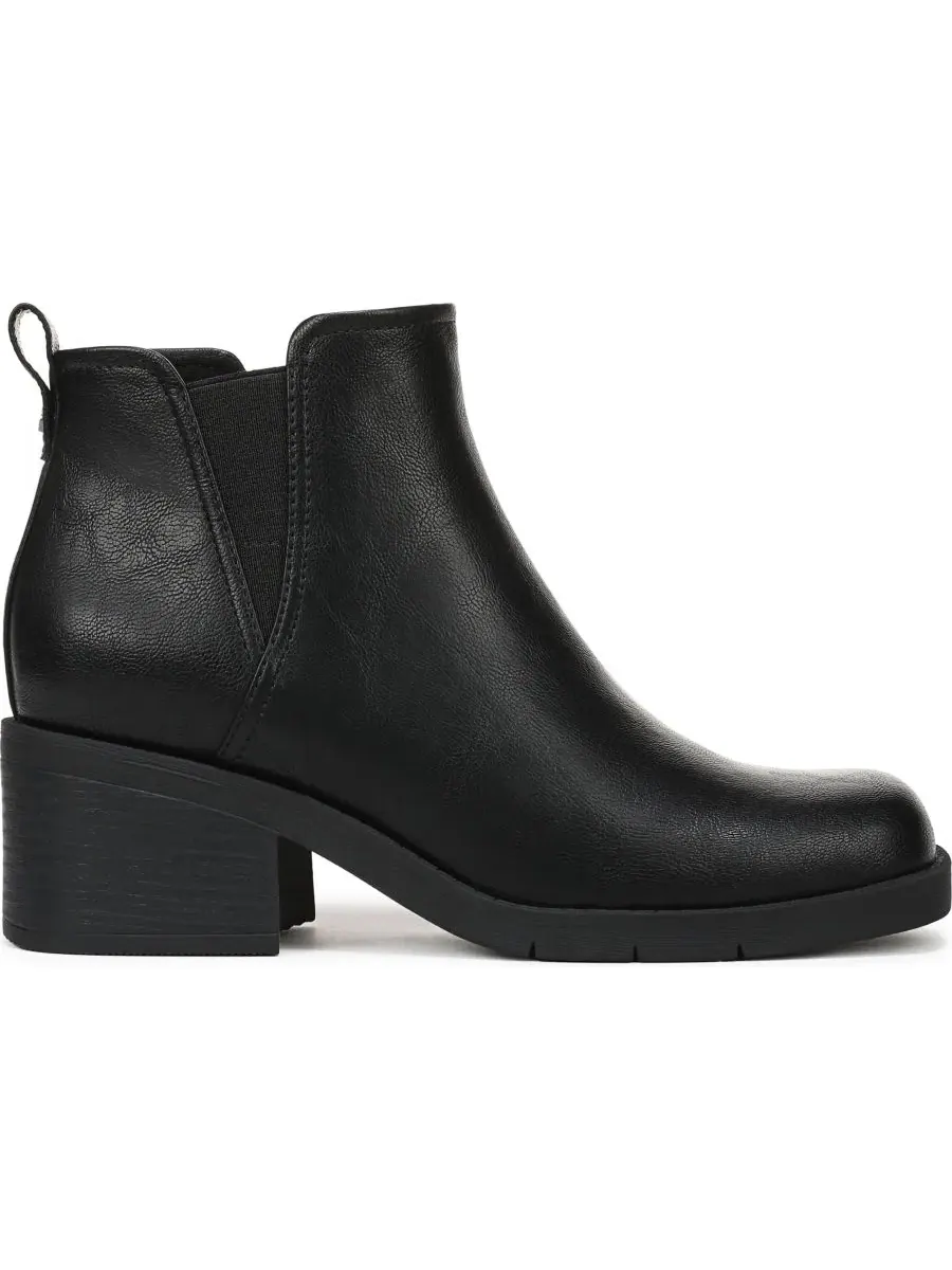 Ботинки-лодыжки с квадратным носком Joplin Square Toe Short Booties Dr. Scholl's — изображение 2 из 5, черный