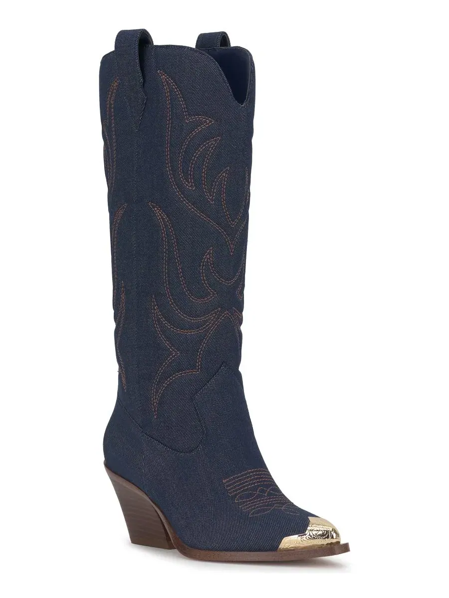 Женские сапоги Zuliena Tall Western с заостренным носком Jessica Simpson