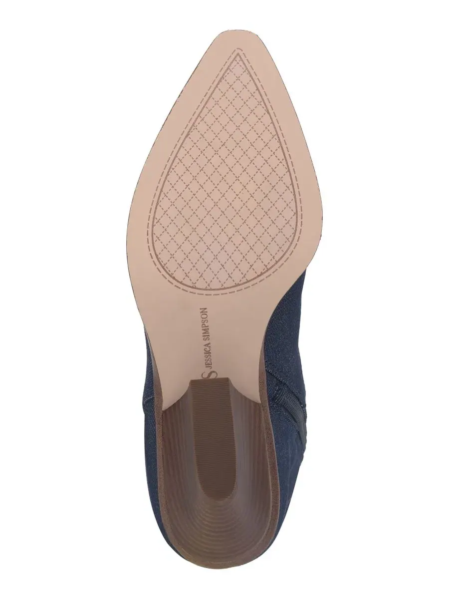 Женские сапоги Zuliena Tall Western с заостренным носком Jessica Simpson — изображение 5 из 8, индиго темный