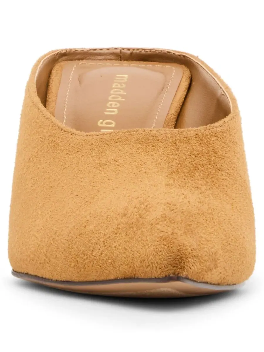 Женские босоножки-клинья Carousel Slip-On Pointed Toe Wedge Pumps Madden Girl — изображение 7 из 7, верблюжий