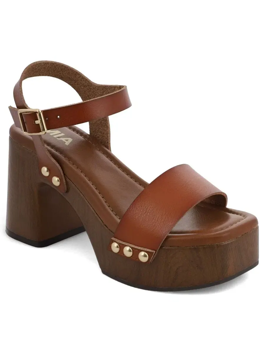 Сандалии Electrah Flared Block Heel Platform MIA