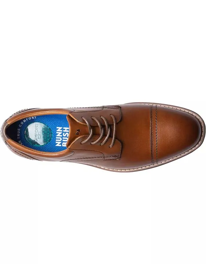 Мужские оксфорды Centro Flex Cap Toe Nunn Bush — изображение 4 из 8, коричневый