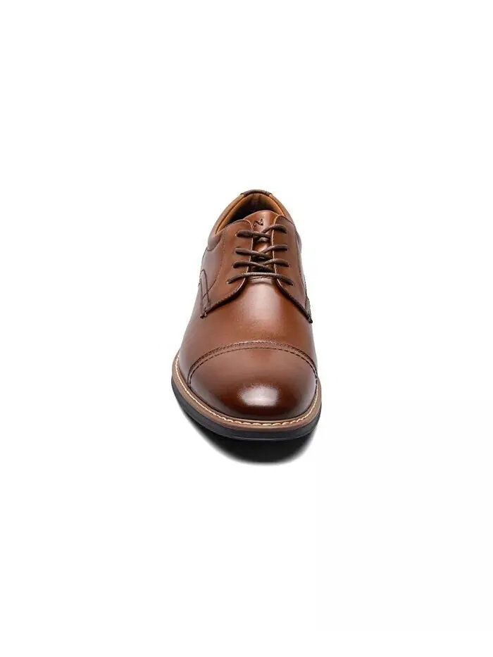 Мужские оксфорды Centro Flex Cap Toe Nunn Bush — изображение 6 из 8, коричневый