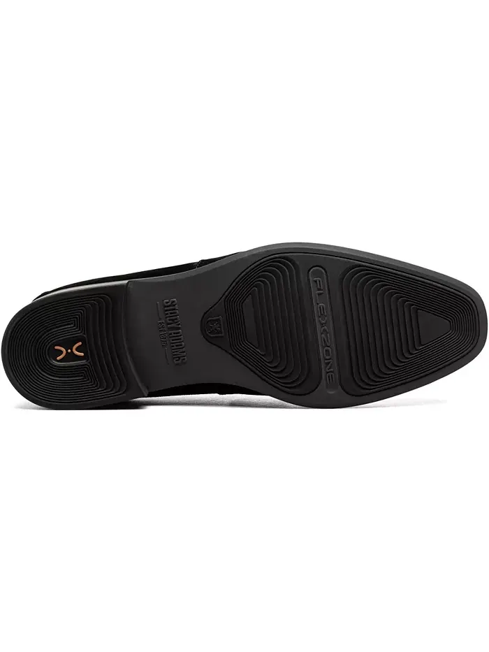 Мужские мокасины Burke Moc Toe Saddle Slip On Stacy Adams — изображение 7 из 9, черный