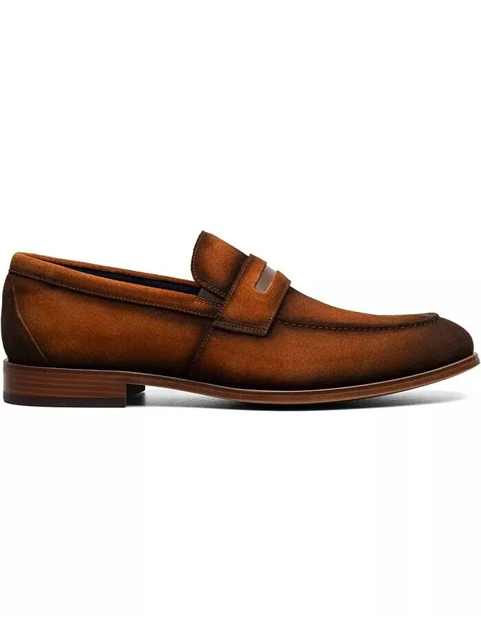 Мужские туфли Burke Moc Toe Saddle Slip On Stacy Adams — изображение 3 из 19, медь
