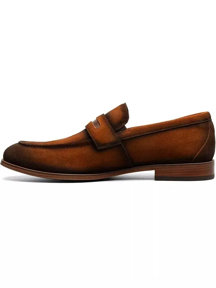 Мужские туфли Burke Moc Toe Saddle Slip On Stacy Adams — изображение 5 из 19, медь